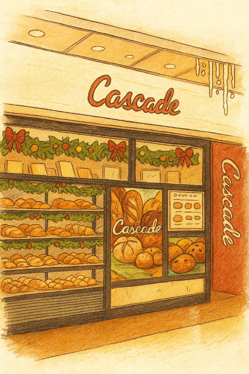 meimeiteam's tweet photo. 🍞🎄 カスカード/名駅ゲートウォーク
カレーパンがやばい…外はカリッ、中はふわっ😋✨ ゴロゴロ牛肉がジュワッときて一口目から幸せ！
しかも今はクリスマス限定で、イタリアの伝統菓子「パネトーネ」も🍰✨ フルーツの香りが広がって、最高！
名駅で迷ったらまずここ！

#ゲートウォーク #カレーパン https://t.co/LOg14ex9Ri