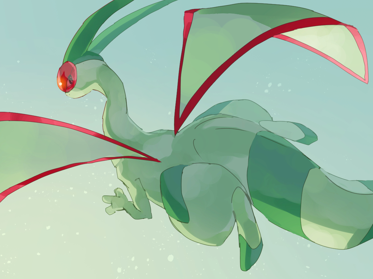 フライゴンさん #ポケモン版深夜の真剣お絵描き60分一本勝負