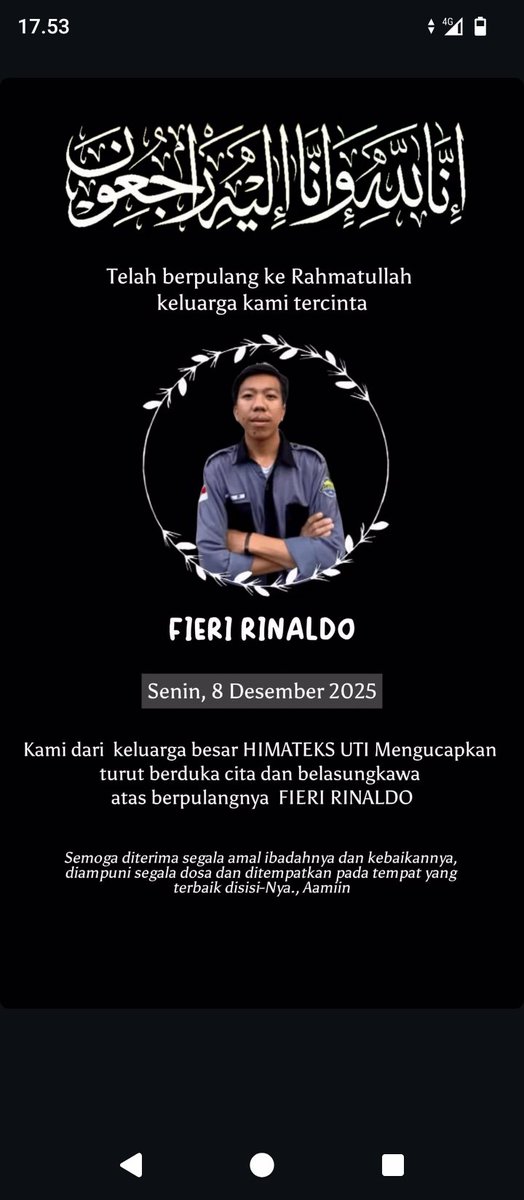 Fly high pak Manhim 2020
Padahal kita bakal wisuda bareng di 17 Desember ini