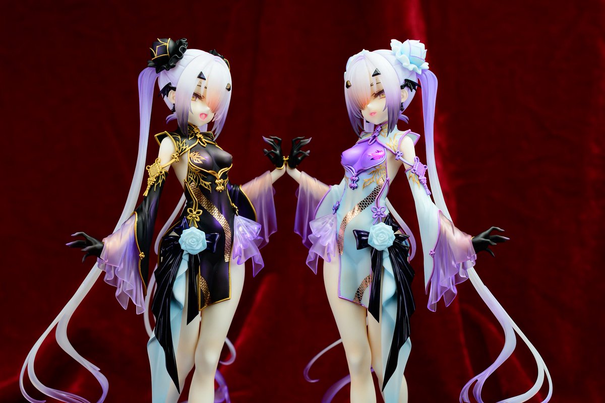 Awaken製ガレージキット 「妖精騎士ランスロット チャイナドレス黒&白