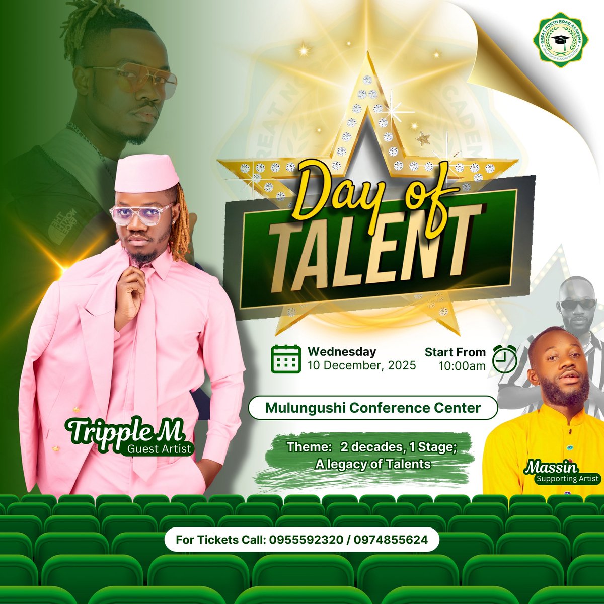 Hosted by Great north academy this Wednesday at Mulungushi conference center 

Special ❤️🌹🦅