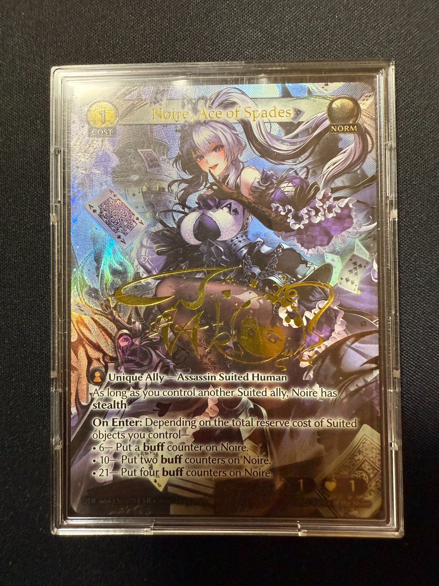 知り合いがNoire, Ace of Spades CSRの引き取り手を探しています