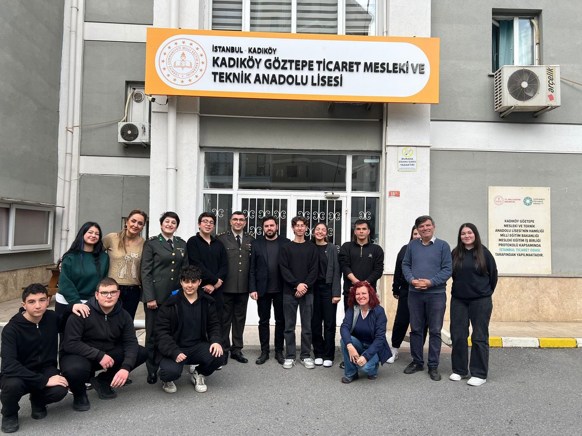 Bakanlığımız ile Milli Savunma Üniversitesi arasında imzalanan protokol kapsamında Milli Savunma Üniversitesi yetkilileri okulumuzda öğrencilerimize yüz yüze tanıtım faaliyeti gerçekleştirmişlerdir.

MSÜ yetkililerine teşekkür ederiz.

<a href="/kadikoymaarif34/">Kadıköy İlçe Maarif Müdürlüğü</a> <a href="/TahirUygur3/">Tahir UYGUR 🇹🇷🇹🇷</a> <a href="/ipolat44/">İbrahim POLAT</a>
