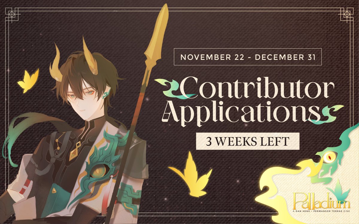 Palladium: A DHPT Zine tweet media