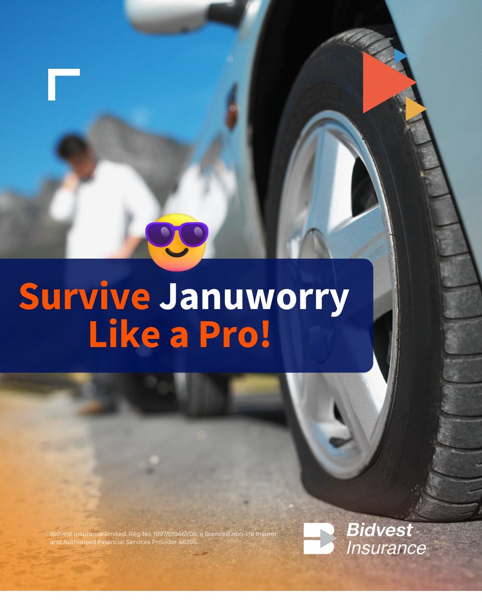 💸 The longest month of the year feels even longer when unexpected expenses hit. From a burst tyre to a legal issue, #BidvestInsurance helps you avoid a financial meltdown when life throws a curveball. #Januworry #LegalInsurance🔗 #ReadMore eou5.short.gy/XtDowq