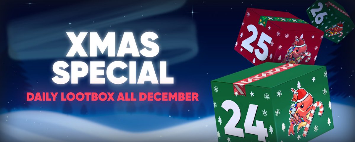 December Daily Lootboxes: Open One Every Day, Claim Your Surprise