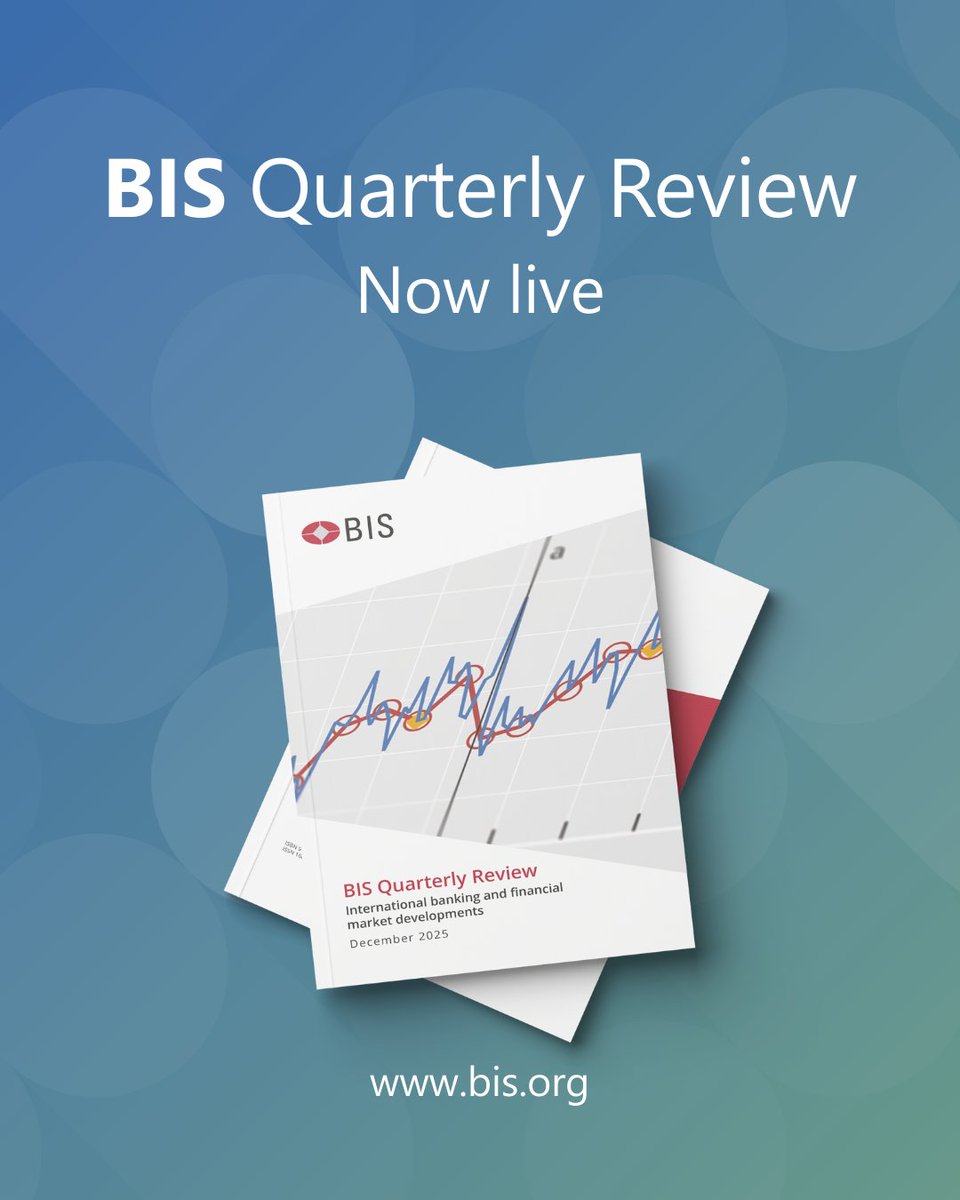 The BIS Quarterly Review is out #BISQuarterly Review #Derivatives #BISStatistics #BISTriennial Survey
bit.ly/4475foD
