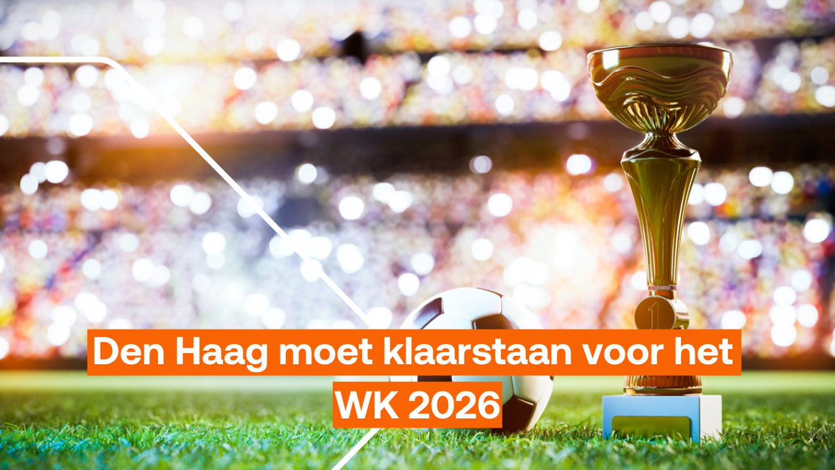 "Het WK is een geweldig feest en veel mensen willen dat samen beleven. Laten we nu afspraken maken om te zorgen dat mensen niet halverwege de wedstrijd de kroeg uit hoeven te worden gezet." <a href="/laevbb/">Lotte van Basten Batenburg</a> 

Lees het hele bericht op:
vvddenhaag.nl/den-haag-moet-…