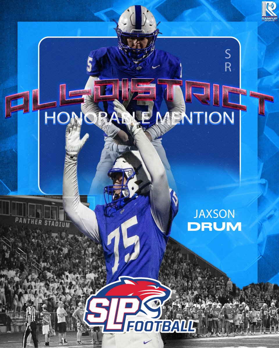 SLPPantherFB's tweet photo. Congratulations to our All-District Honorable Mention Selections‼️🐾 https://t.co/4jRbRAinlj