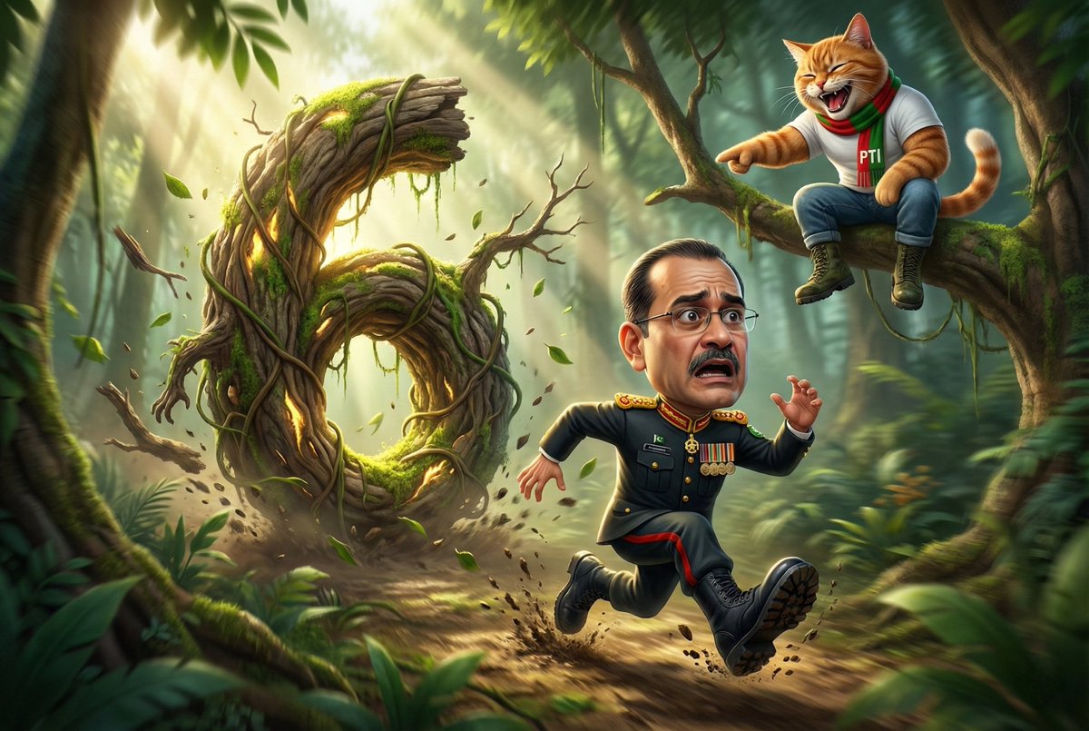 جتنا بھی بھاگ لو مقدر سے نہیں بھاگ سکتے۔ یہی تمہارا مقدر ہے۔
آپکی اپنی اڈیالہ والی بلی!!