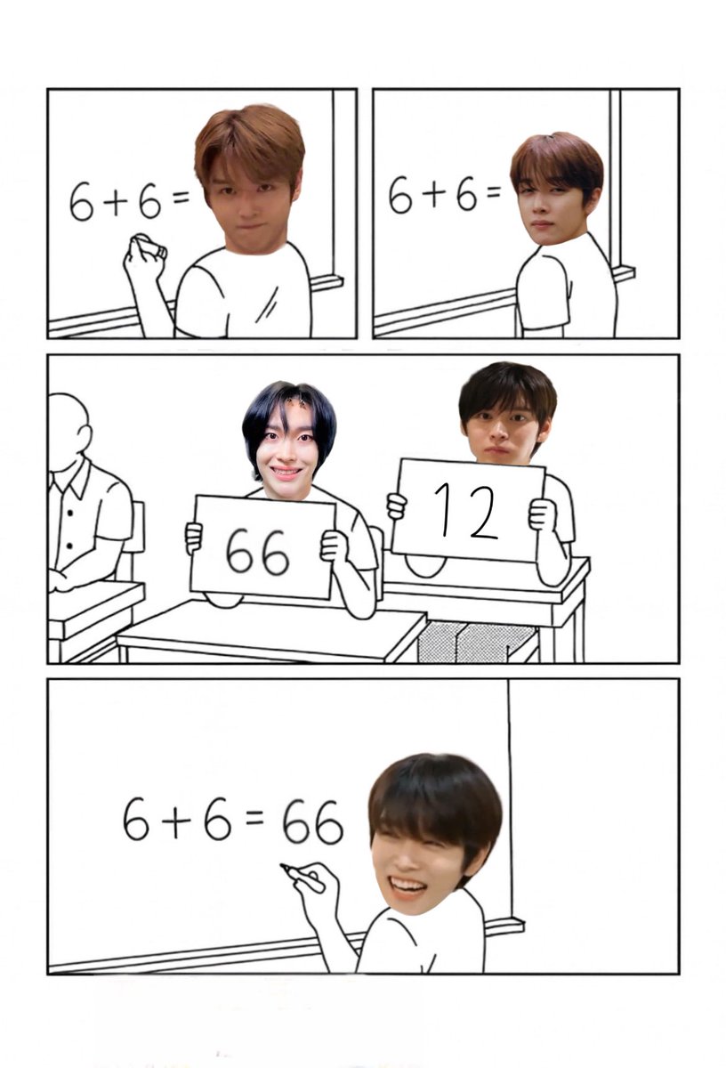 bbokriize's tweet image. 6+6=?