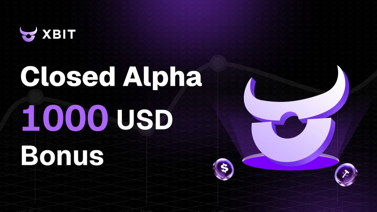 XBIT Closed Alpha on Galxe
1000 USDT bonus pool

👉 Go to our Galxe task page and secure your Early Bird role: 
app.galxe.com/quest/jWuQhF89…

Complete tasks and give feedback to share the reward.
Test omni‑asset trading for 1 month — perps, memes, tokenized US stocks — all from one