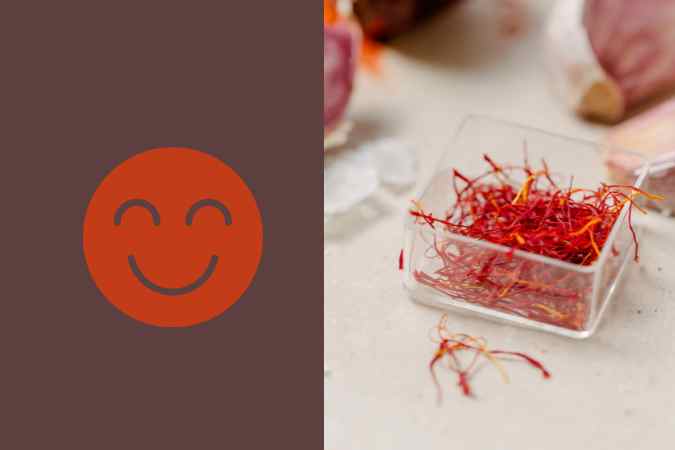 A new meta-analysis of 8 clinical trials concluded that saffron benefits for reducing depressive symptoms was equal to SSRIs without the side effects.

Saffron reduces depression symptoms in people undergoing coronary catheter procedures as much as the antidepressant medication
