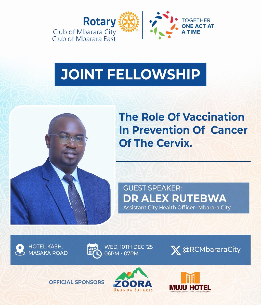 This Wednesday, we will be hosting our mother club for a joint fellowship. 

We kindly invite you to join us for this occasion.