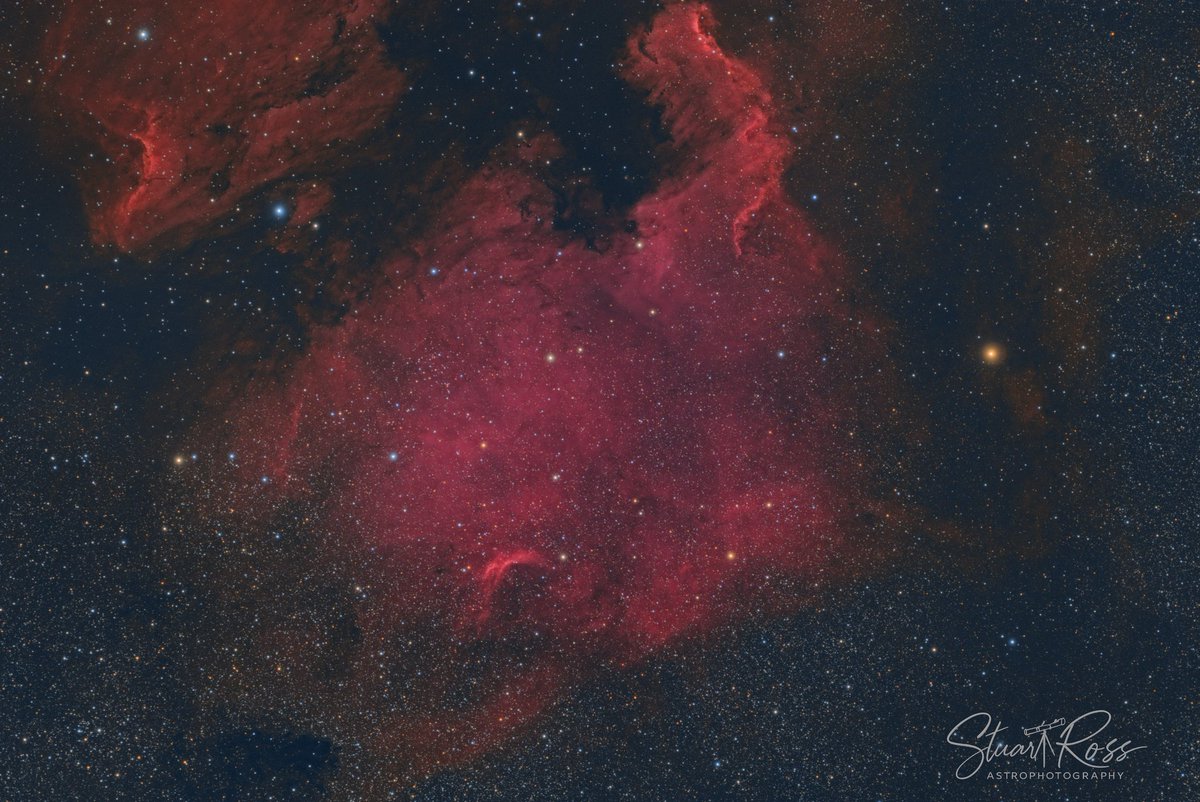 StuartRossAstro's tweet image. Here is one on my very first images with the mono rig a few years ago. 

Taken on the Takahashi fs60cb (1.04x) FF with the asi 2600mm pro and the Chroma LRGB filters, its roughly about a night and a half of imaging time.

Overall I was pleased with the details and colours that…