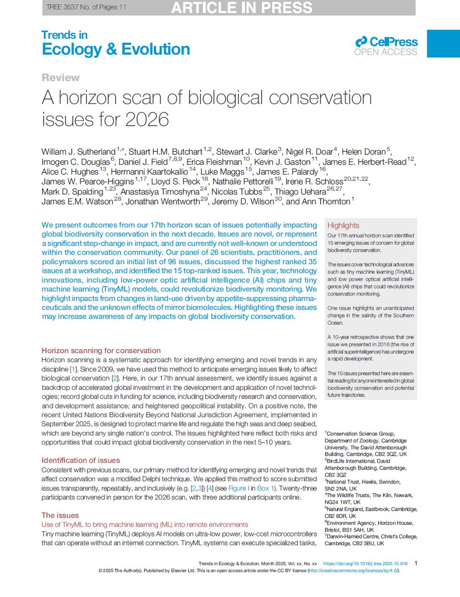 Conservation Evidence tweet media