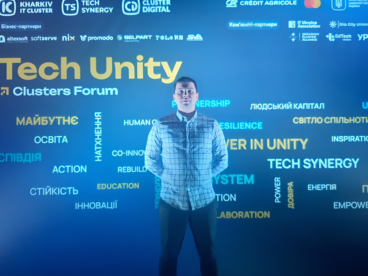 ScroogeFrog's tweet image. ScroogeFrog joined the TechUnity Kick-Off Event — represented by CTO Masym. New insights, new ideas, and new opportunities for 2026. 🚀
#TechUnity #ScroogeFrog