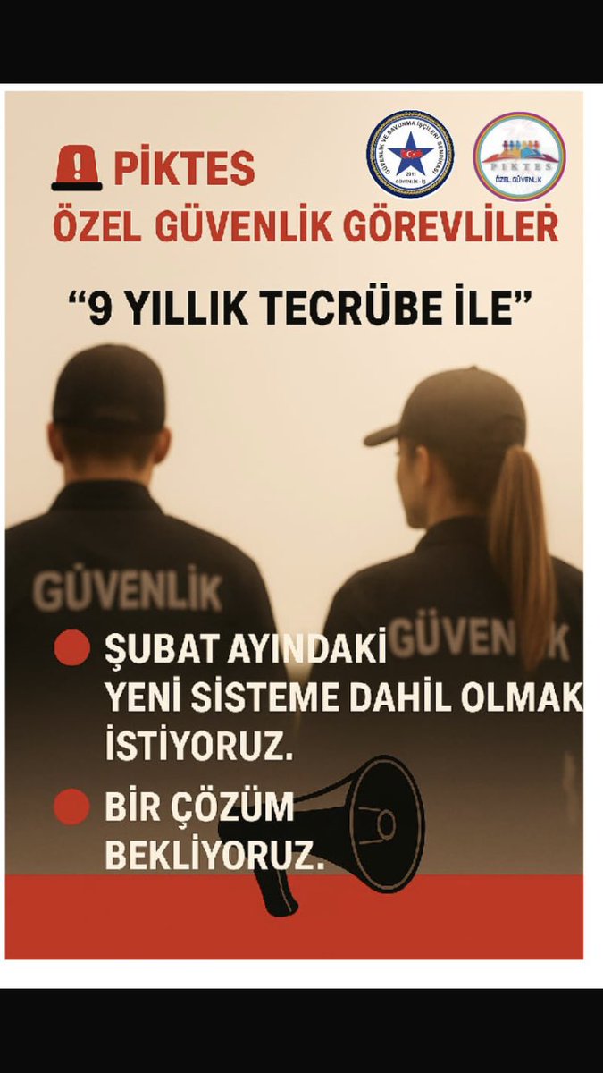 <a href="/Yusuf__Tekin/">Yusuf Tekin</a> 📌ÜZÜNTÜMÜZ DE BEKLEYİŞİMİZDE ARTIK SON BULSUN
9 YILLIK TECRÜBELİ 
PİKTES ÖZEL GÜVENLİKLER
OKULLARINA GERİ DÖNSÜN
#Piktes
<a href="/RTErdogan/">Recep Tayyip Erdoğan</a>
<a href="/Yusuf__Tekin/">Yusuf Tekin</a>
PİKTES ÖGG
👉(ÇALIŞAN VE ÇIKARILAN )
 1714 TECRUBELİ EMEKÇİLERE 
ŞUBATTAKİ ALIMLARDA  ÖNCELİK VERİLSİN 
📌TÜM OKULLAR GÜVENDE OLSUN