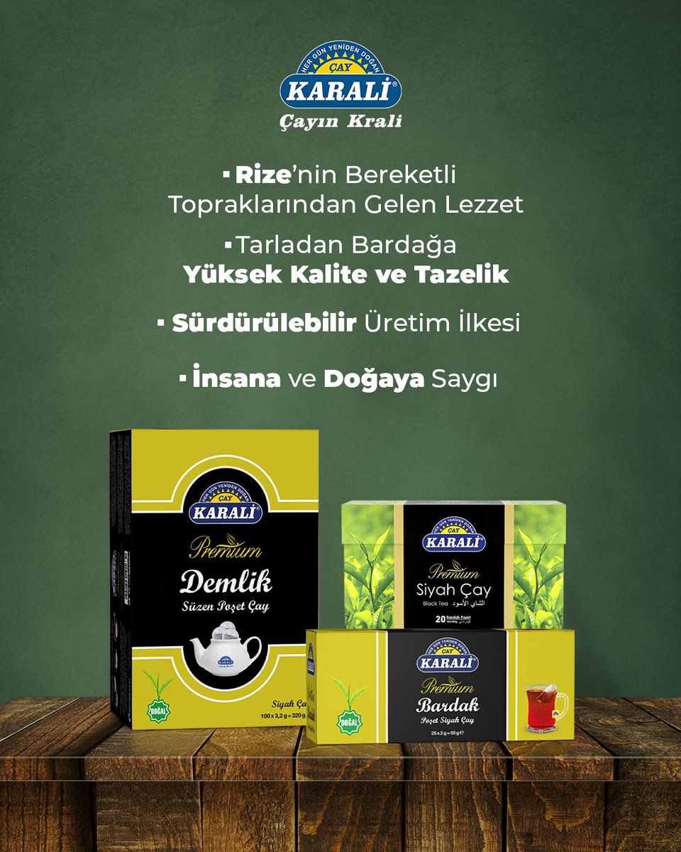 Karali Çay'ı seçmek, sadece bir bardak çay demlemek değil, lezzete ve etik değerlere yatırım yapmaktır. Çünkü biz, çayın hikâyesinin tarlada başladığını biliyoruz. 💚

🫖 Çayın Krali | karalicay.com

#karaliçay #çayınkrali #rizeçayı #karadenizçayı #türkçayı #siyahçay