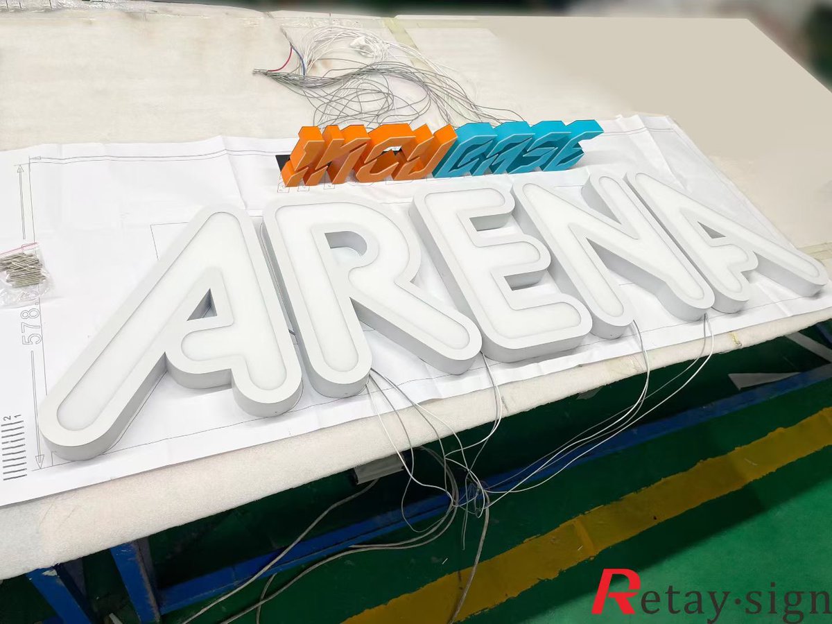 LeiTin20's tweet image. Shop Sign 3D Metal Front Lit Channel Letters
#FrontLitLetters
#ChannelLetters
#Retaysign
#website:  retaysign.com
