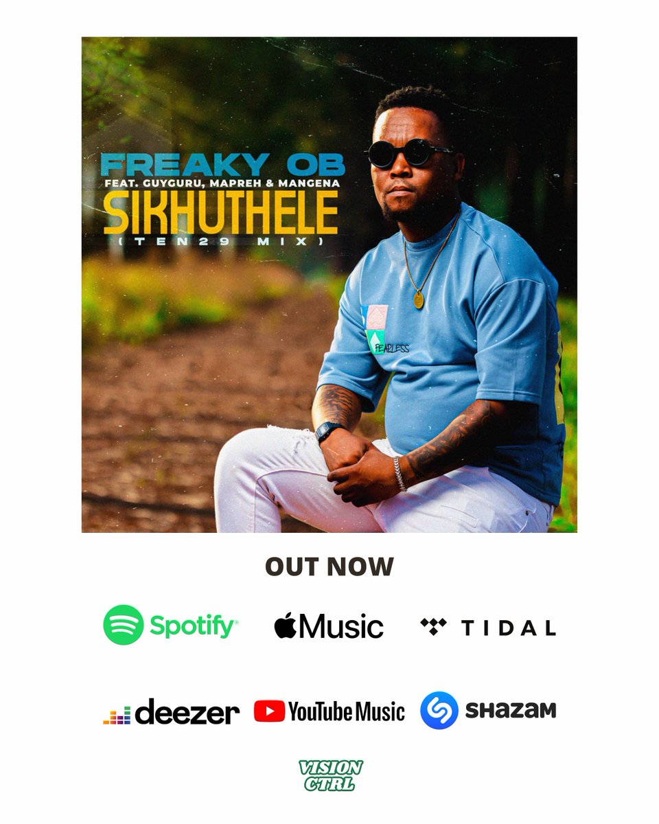 vision_ctrl's tweet photo. Sikhuthele (Ten29 Mix) https://t.co/BpVie6pDqs
NEW MUSIC OUT NOW! 🚀🔥
Freaky OB – “Sikhuthele (Ten29 Mix)” ft. Guyguru, MaPreh &amp; Mangena
A song for anyone fighting through the storm.
A reminder that no matter how tough things get… a new day is coming.

#Sikhuthele https://t.co/jj656joztD