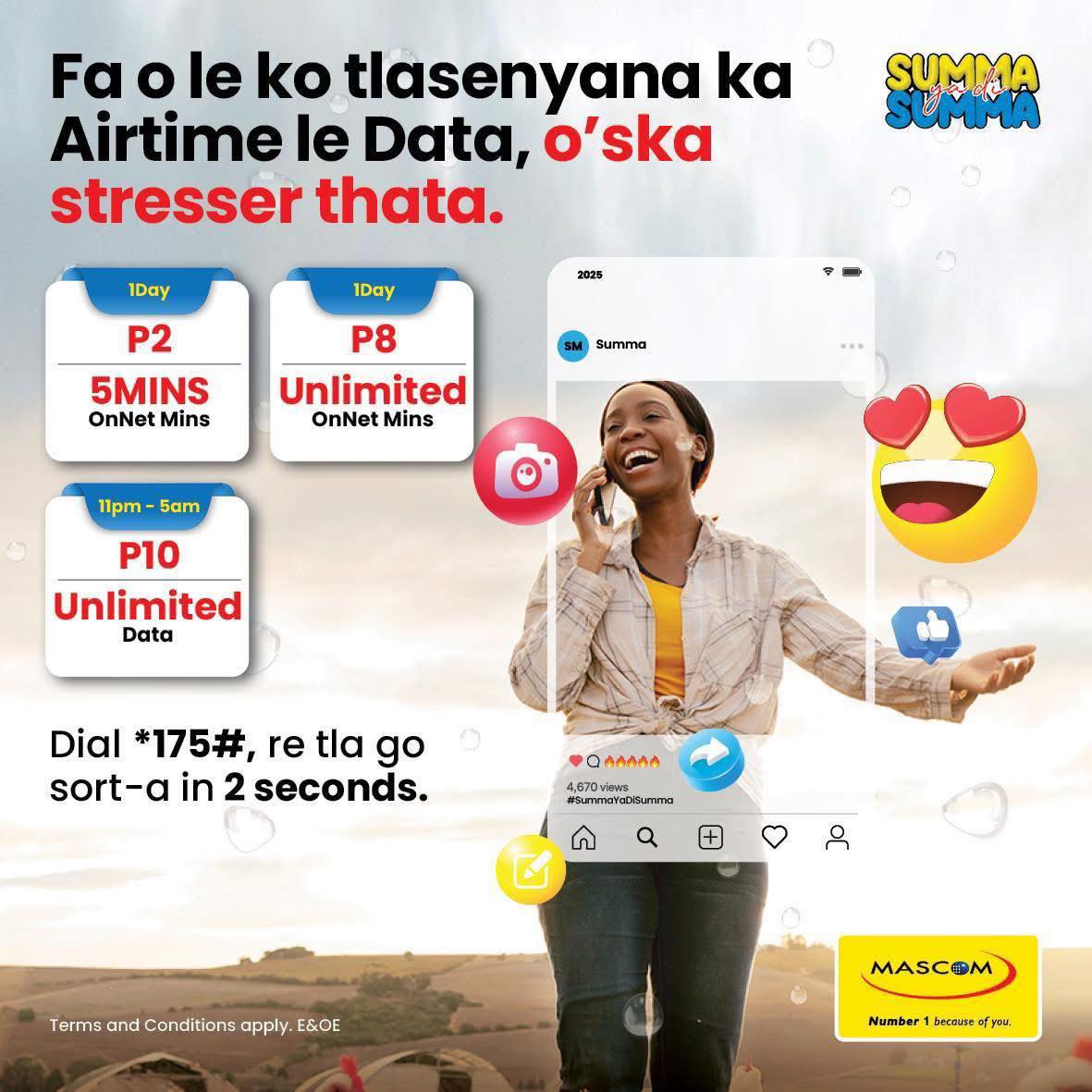 Mascom tweet media
