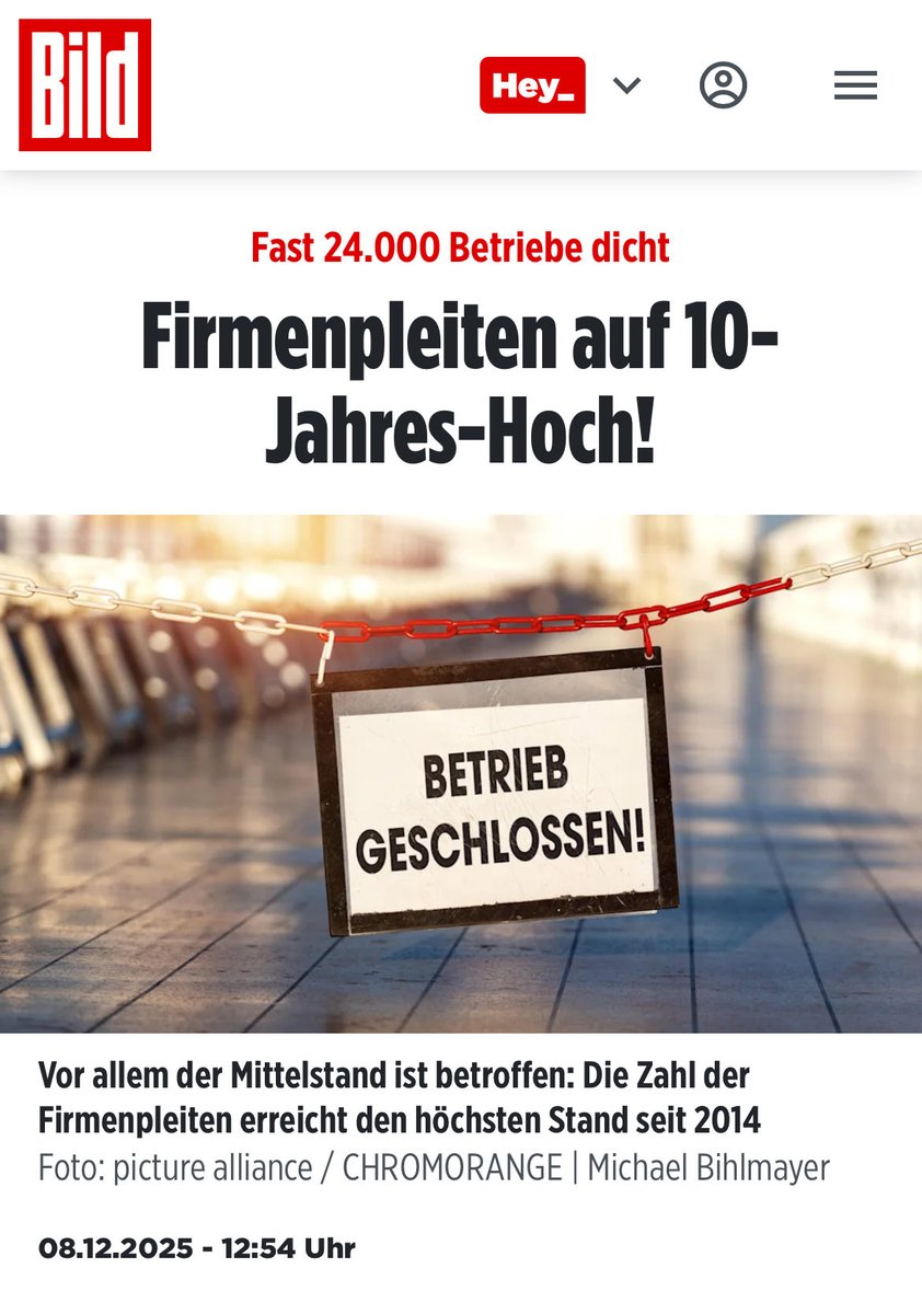 Oh, was wird die CDU wieder schreien: „Die AfD, alles Putintrolle und die wollen nur spalten. Die verstehen nichts von Wirtschaft und wollen die GEZ abschaffen. 
Und überhaupt, die sind ja auch rechtsextrem und so!“

Derweil geht das Land zugrunde und der Wähler wundert sich