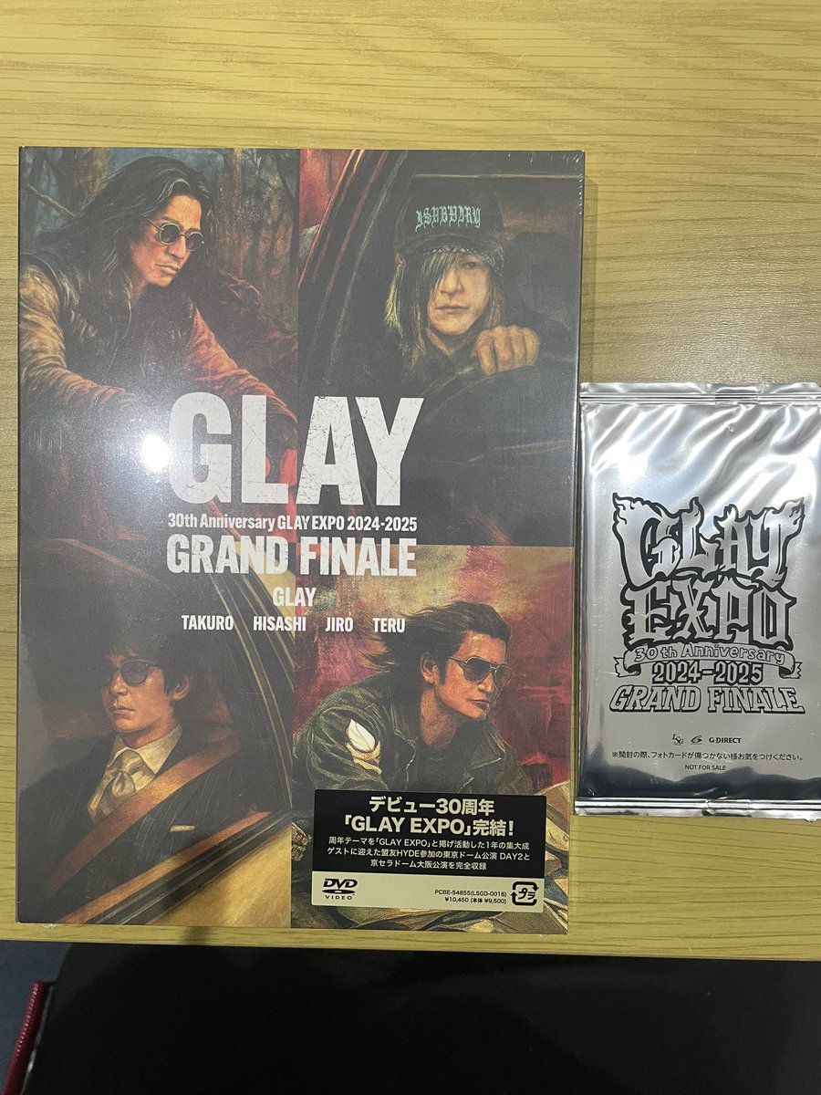 aichiglayer's tweet photo. GLAY DVD届いた！　ワクワク https://t.co/Z1WwIqpKq9