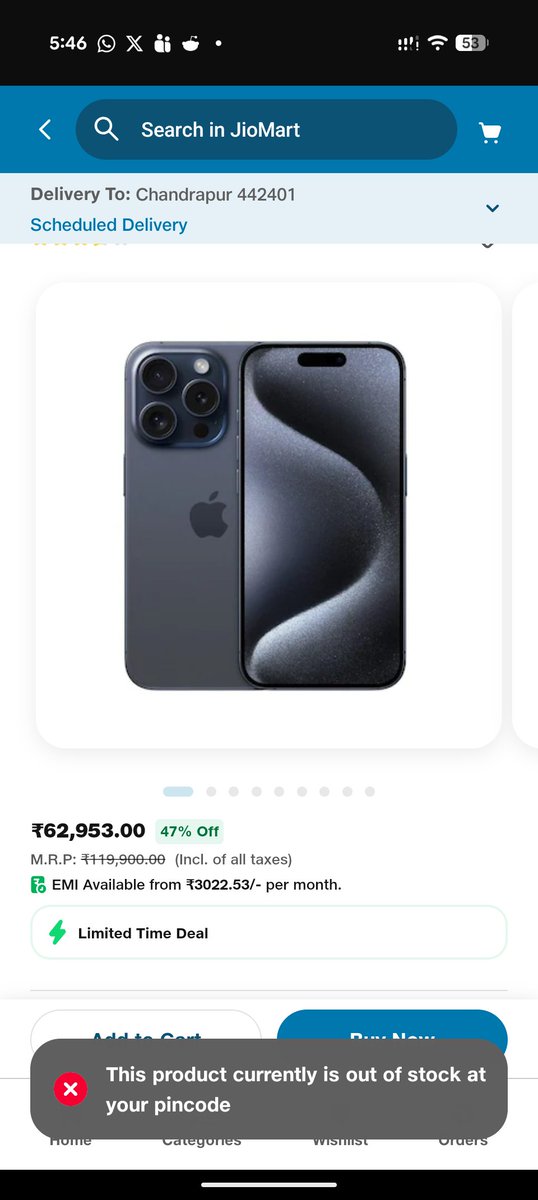 Spanse06's tweet photo. @dealztrendz Yeahh it shows available but when you try to buy it, it's not in stock 😑🙂 https://t.co/CBbgHjxrCD