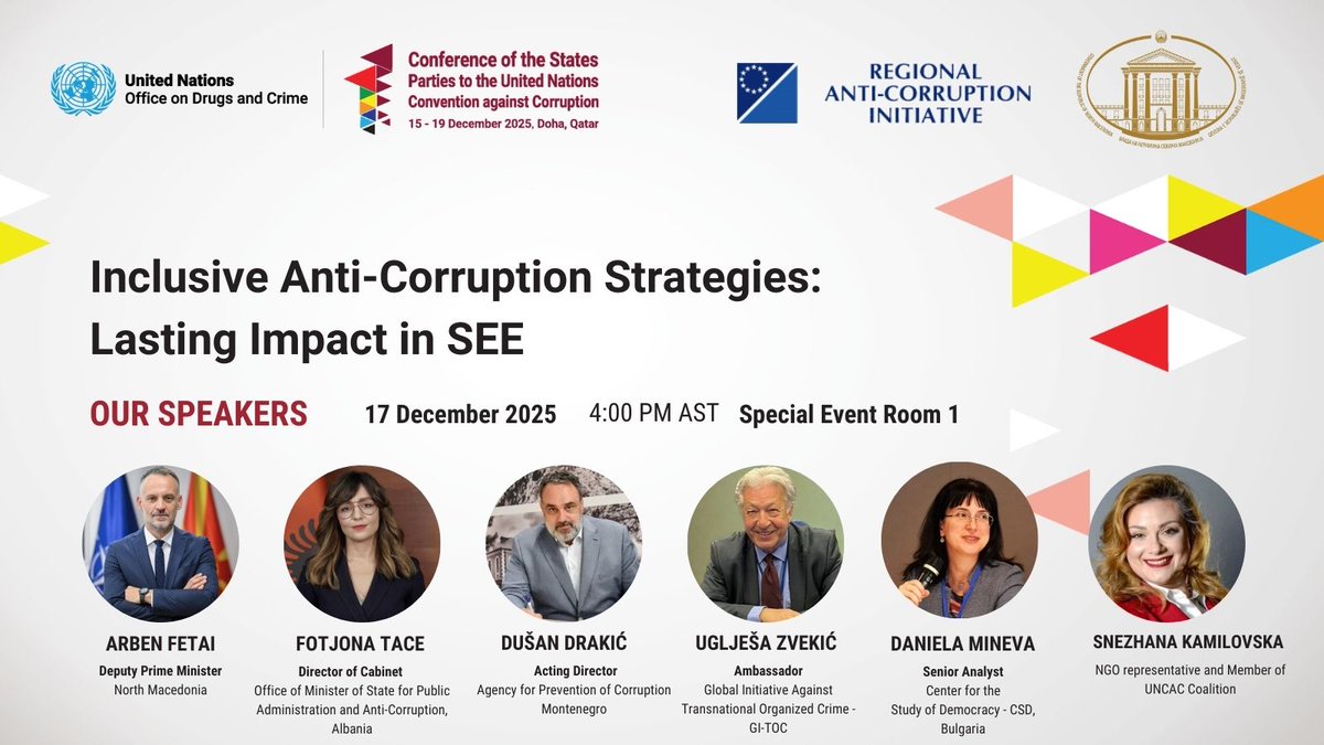 Regional Anti-Corruption Initiative tweet media