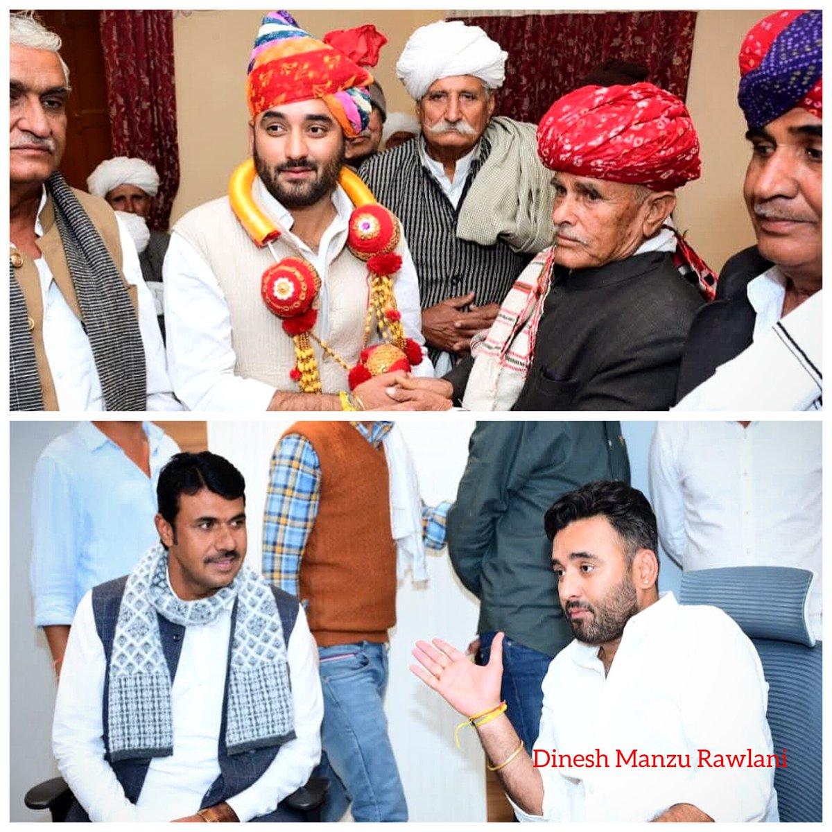 ManzuDinesh's tweet image. मालानी और मारवाड़ की अपनायत 

विक्रम सिंह बिश्नोई, चौधरी पेमाराम मांजू, रूगनाथ खिलेरी