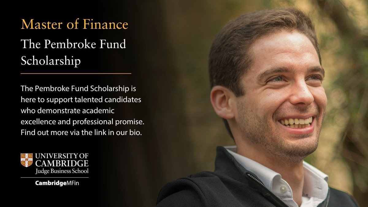 Looking for funding and have an exceptional academic records? Did you know you could apply for the Pembroke Scholarship? Learn more here: buff.ly/KkuvxUU