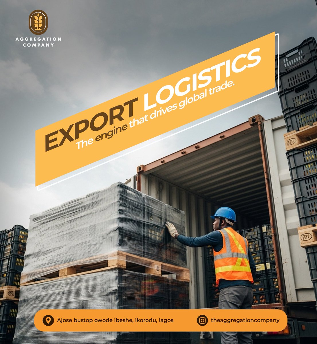 THE_AGGREGATION's tweet photo. From order to delivery; we handle customs, optimize transport, and manage risks. Ship smarter, not harder with TAC
#ExportLogistics #GlobalTrade #SupplyChainManagement #InternationalShipping #LogisticsExpert #TradeCompliance https://t.co/IZArzhwEGD