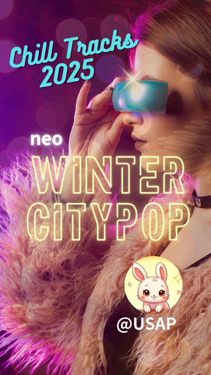❄ 冬の夜に“何を聴くか迷う人”へ。USAPの2025年の締めくくりとしてWinter Citypop Best 12 を公開しました❣️
冬のドライブ、作業、深夜のひとり時間にぴったり。

👇YouTubeで聴けます😊

youtu.be/bcgoEFujDq8?si…

#USAP #シティポップ #冬プレイリスト #ChillDisco #Citypop #WinterCitypop