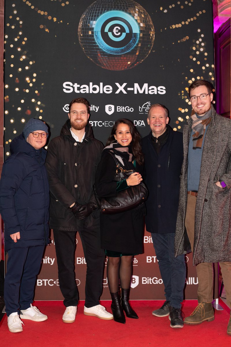 AllUnityStable's tweet image. 🎄 Thank you for joining Stable X-Mas in Frankfurt!

Together with @BitGo, @tradiasde, @btcecho and @DigiEuro we wrapped up 2025 the stable way, with Glühwein, great company, and inspiring conversations on the future of digital payments.

🚀 From on-chain innovation to regulatory…