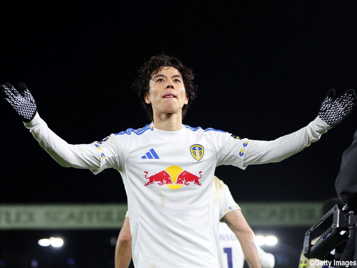 写真特集】リーズ田中碧が2戦連発の劇的ボレー!! 遠藤航出場の