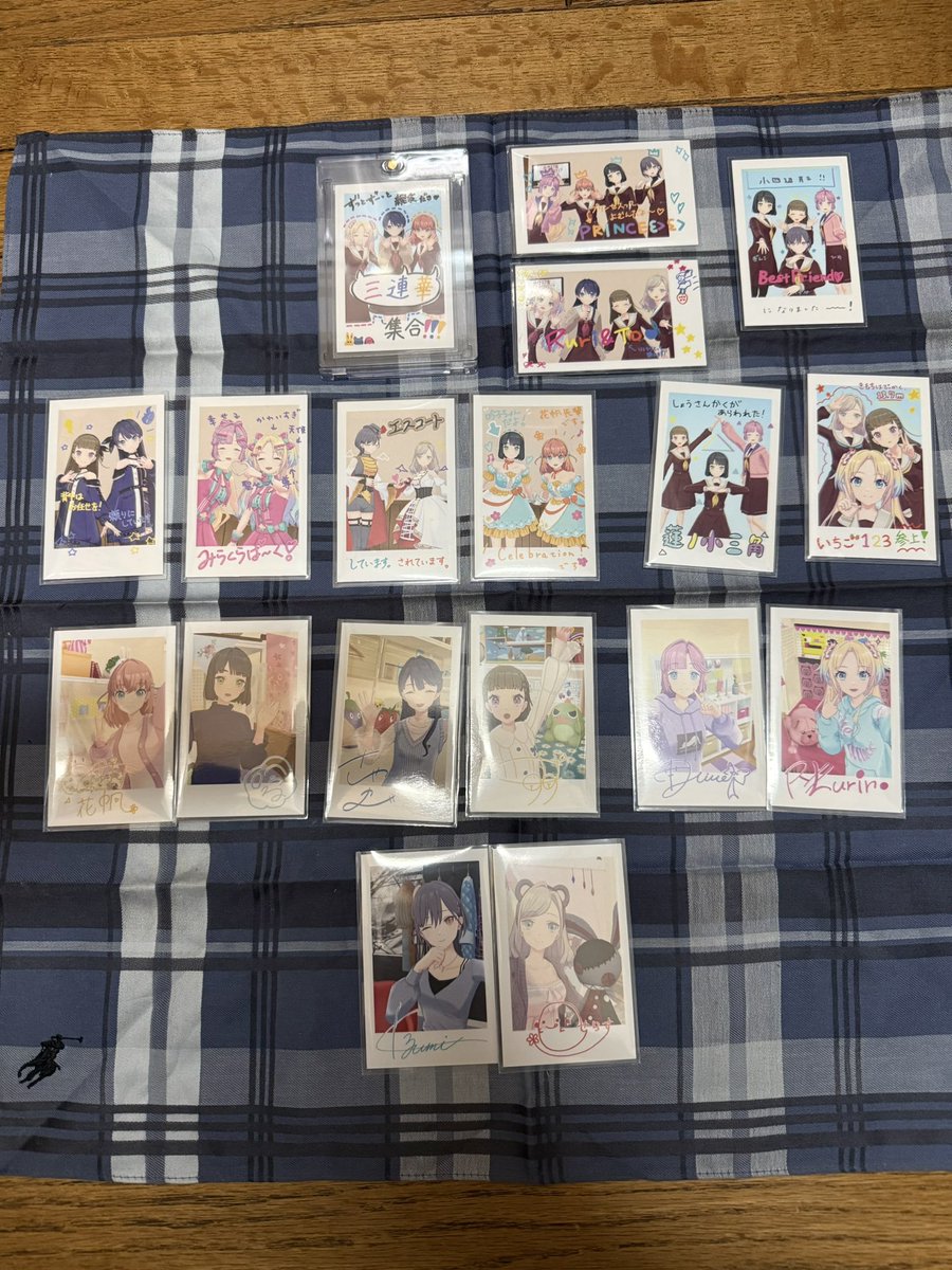 蓮ノ空5thポラロイド風カード、18枚コンプリートできました！ 現地で