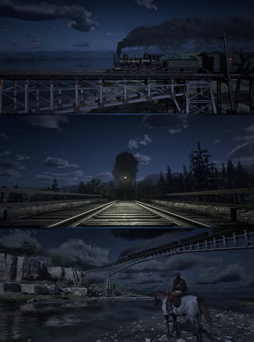 Red Dead Redemption 2. Night train. 

#RedDeadRedemption2 • #VirtualPhotography •  #ukrVP • #VPHiddenGems • #VPWorld • #VPRT