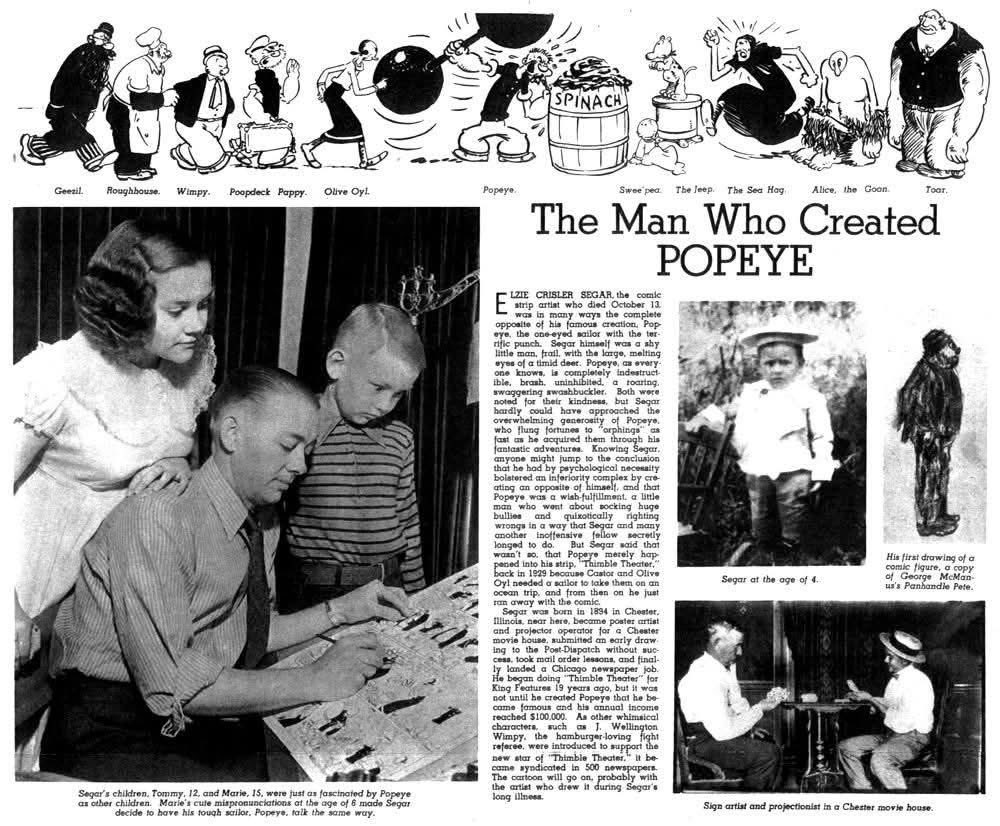 fleischertoons's tweet image. ⚓️Happy Birthday E.C. Segar⚓️

#popeye #fleischerstudios