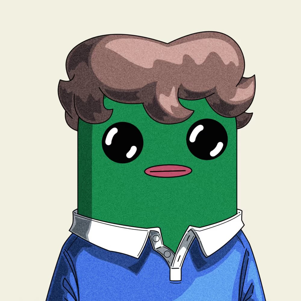 My green fwogs! One giving emo boy vibe and another one giving kpop boy look 😆 I like the kpop boy hahaha 🐸🙏🏼 <a href="/Groowut/">Wut</a> <a href="/BR4ted/">₿🧞‍♂️</a>