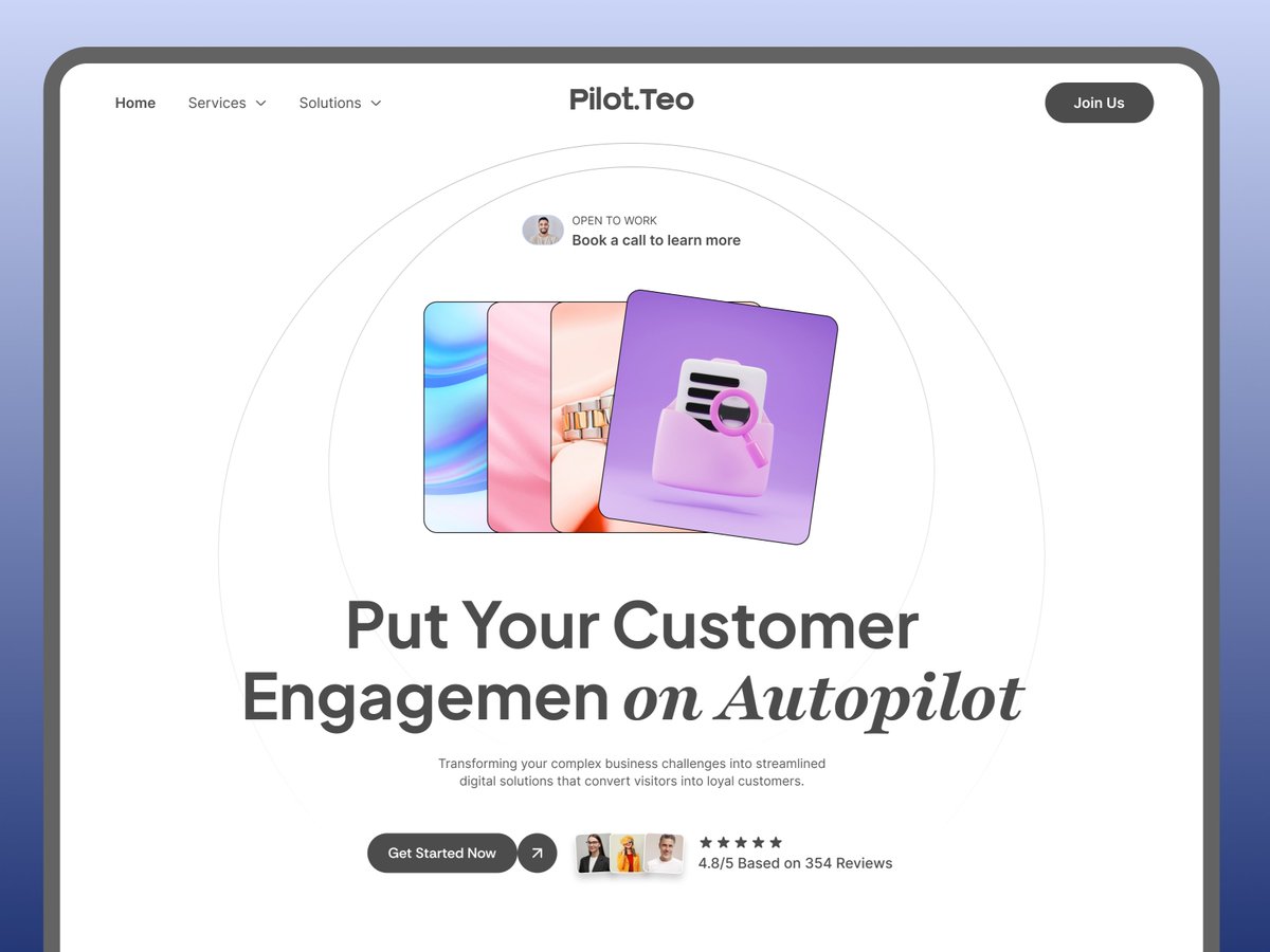 Hey Creative 👋

For this concept, I focused on a centered, balanced layout using a mix of bold sans-serif and elegant serif typography to highlight the value proposition.