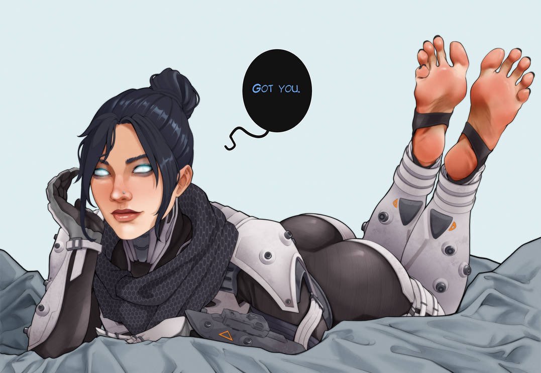 empiricalsmut's tweet photo. New Apex Legends update: Wraith has her feet out in all of her skins, it’s awesome

#feeties https://t.co/ozGdEvam7f