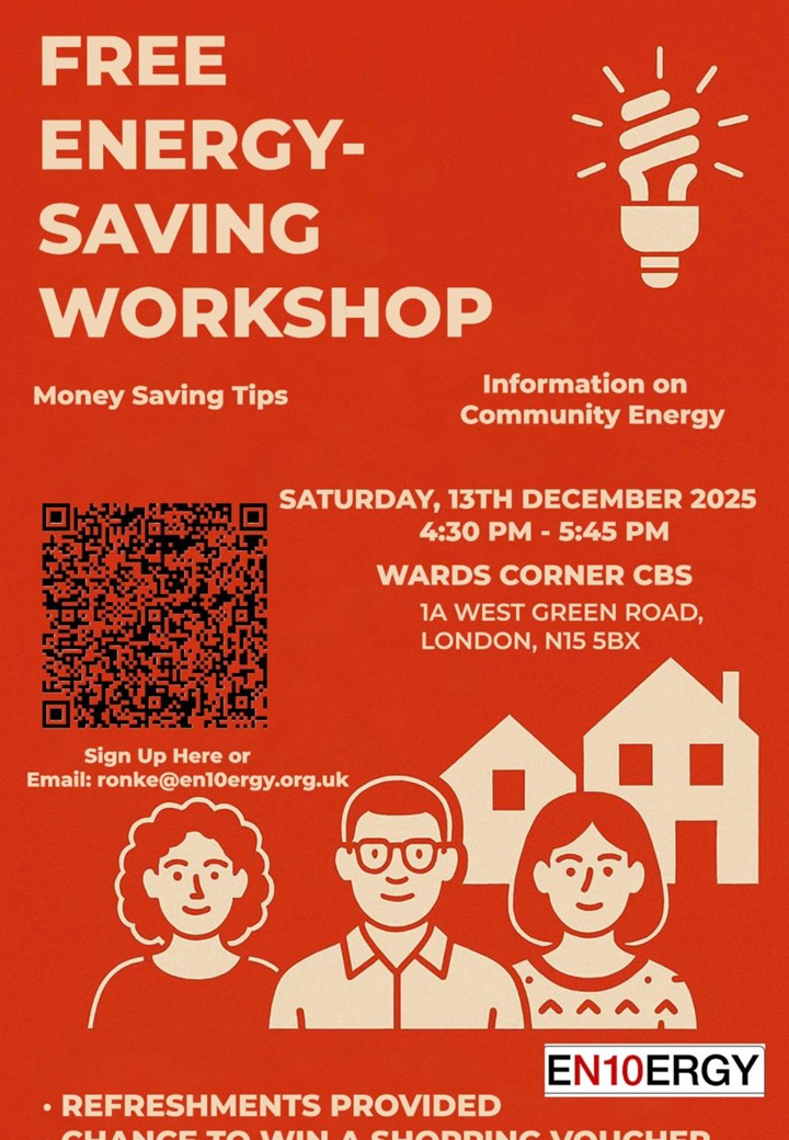 Come along for:
 ✓ Practical energy-saving tips you can use immediately
 ✓Information on community-led energy projects
 ✓Opportunity to share your knowledge and views on community energy investment
 ✓ Free refreshments
 
forms.gle/juGPYq6QxsWYQ5…