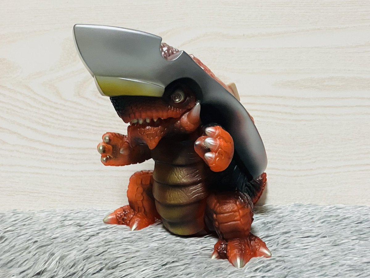 小林康之作　咖喱大怪獣バーニングカレゴン『デッドストック』最終ね下げ Yasuyuki Kobayashi氏の『咖喱大怪獣 カレゴン』の特殊成形作品がT