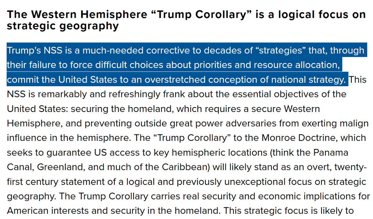 AllisonBrojr's tweet photo. Excellent analysis from @AlexGrayForOK. The 2025 National Security Strategy is a necessary, clear-eyed correction. A holistic, strategic pivot.
#NSS #NationalSecurity #Strategy https://t.co/dsH54NYzVl