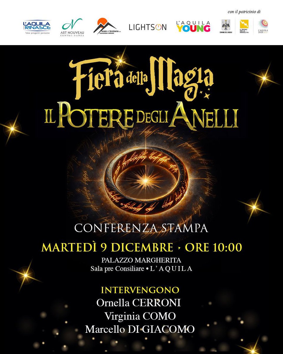 L'Aquila: domani in conferenza stampa presenteremo le nostre prossime iniziative <a href="/PierluigiBiondi/">Pierluigi Biondi 🇮🇹</a> <a href="/ComuneLAquila/">Comune dell'Aquila</a> <a href="/IlCapoluogo/">IlCapoluogo.it</a> <a href="/abruzzoweb/">AbruzzoWeb</a> <a href="/LaQtv/">LaQtv</a> <a href="/newstown_aq/">NewsTown</a> <a href="/radiolaquila1/">Radio L'Aquila 1</a>