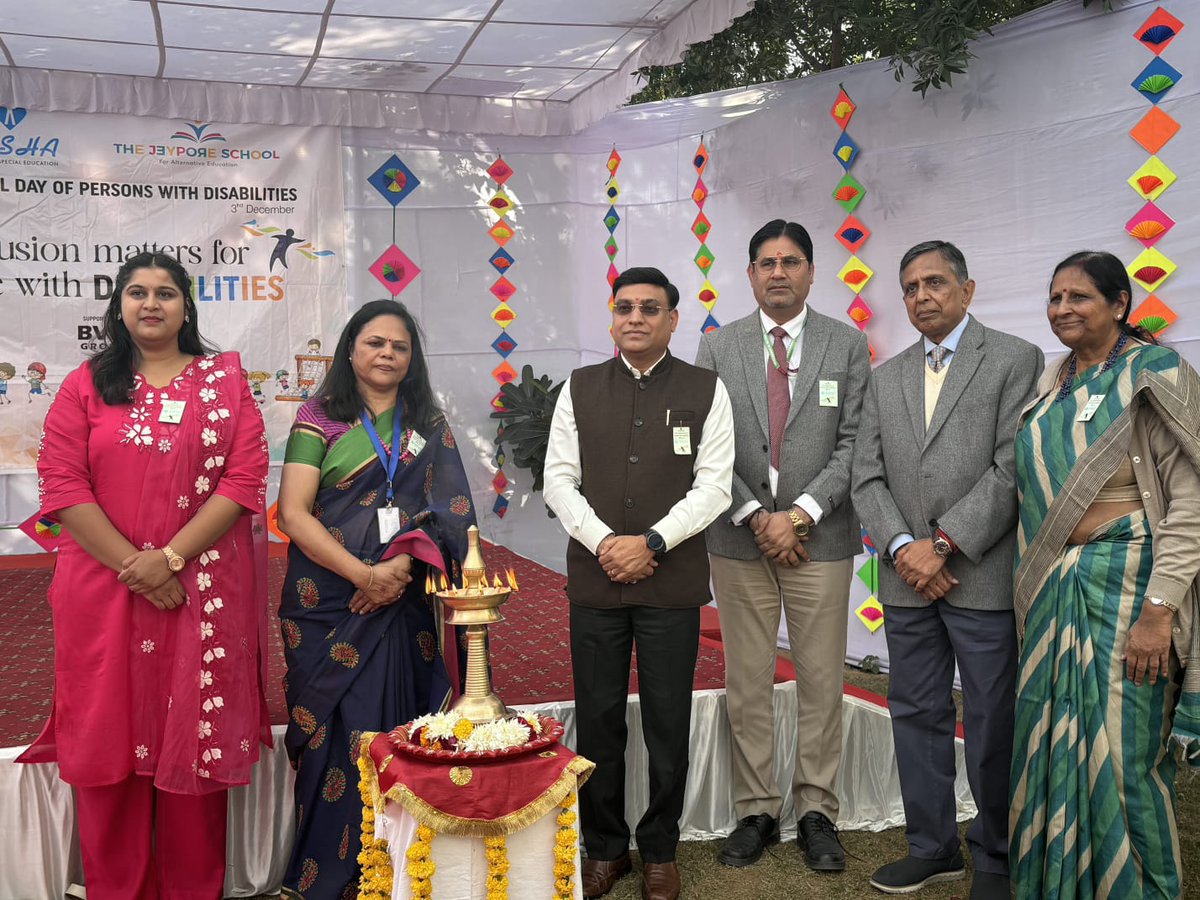 AmityUniJaipur's tweet image. We are proud to share that our Hon'ble Vice Chancellor, Prof. (Dr.) Amit Jain had the honour of being the Chief Guest at Disha Foundation's celebration of the International Day of Persons with Disabilities.

#DishaFoundation #AmityUniversityJaipur