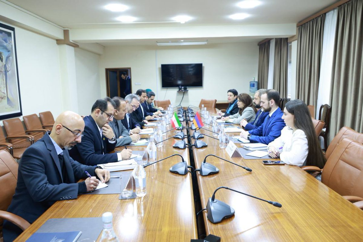 I met with Anoushirvan Bandpey, Deputy Minister for Tourism of I.R. Iran. We discussed boosting tourism ties and visitor flows. 179K Iranians visited Armenia in 2024; 166K more in Jan–Nov 2025 already.