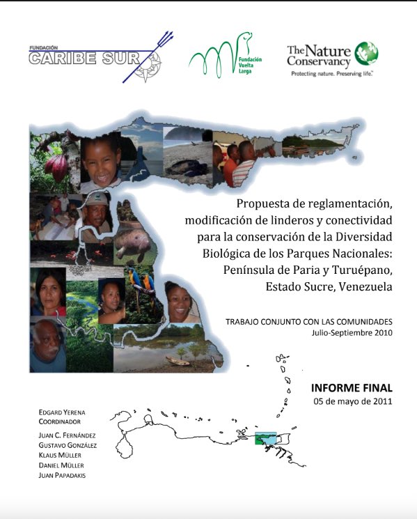 CaribeSurOrg's tweet photo. #vigente En 2014 #CaribeSur presentó al extinto #MARN una propuesta para la creación de un corredor conectando y ampliando los parques nacionales Paria y Turuépano en el estado Sucre.
Esta propuesta es resultado de un trabajo con 22 comunidades locales https://t.co/qubrvs7SaT… https://t.co/KjYAcPXHgA