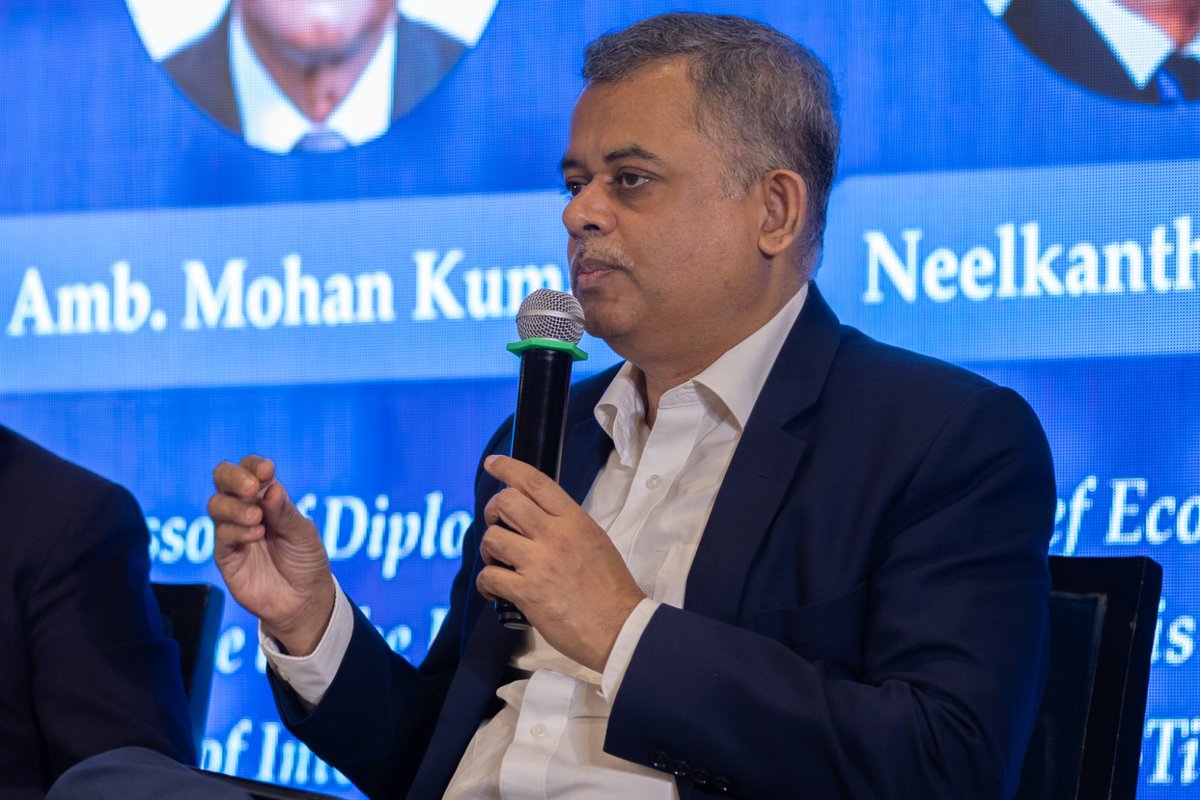 IndiasWorld_mag's tweet image. India’s emergence as a global talent hub is shaped by fast-changing labour markets, AI-led disruption, and shifting global demand. The third panel at INDIA'S WORLD conclave, "The Global Workplace and Indian Talent" highlighted key trends—automation, job churn, skill deficits, and…